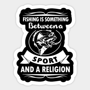 Fishing Sport Religion Sticker